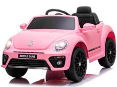 VW Beetle Dune sähköauto lapsille 10.8V, vaaleanpunainen