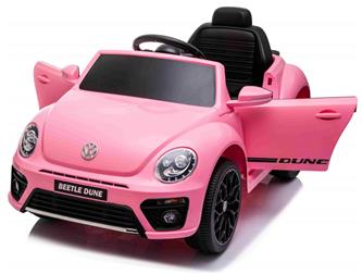 VW Beetle Dune sähköauto lapsille 10.8V, vaaleanpunainen-10