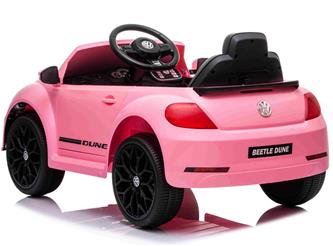 VW Beetle Dune sähköauto lapsille 10.8V, vaaleanpunainen-4