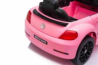 VW Beetle Dune sähköauto lapsille 10.8V, vaaleanpunainen-8