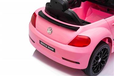 VW Beetle Dune sähköauto lapsille 10.8V, vaaleanpunainen-8