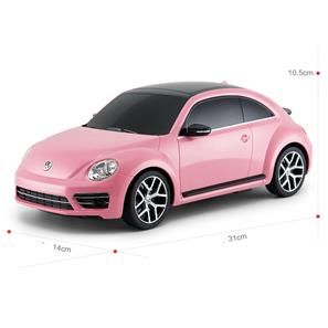 VW Beetle kauko-ohjattava auto 1:14, light pink - 2.4G-2