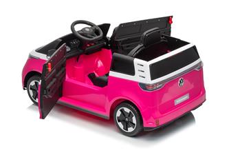VW ID Buzz Lasten sähköauto 22.2V , vaaleanpunainen-2