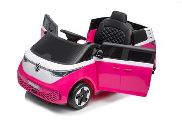 VW ID Buzz Lasten sähköauto 22.2V , vaaleanpunainen-7