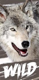 Wild Wolf Kylpypyyhe - 100 % puuvillaa