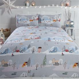 Winter Village vuodevaatteet 135x200cm