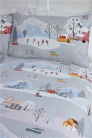 Winter Village vuodevaatteet 135x200cm-2