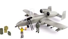 World Peacekeepers 1:18 A-10A Thunderbolt II -hävittäjäkone ja 2 hahmoa