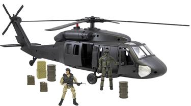 World Peacekeepers 1:18 Black Hawk sotilashelikopteri ja 2 hahmoa