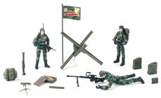 World Peacekeepers 1:18 Merijalkaväki sis. 3 hahmoa