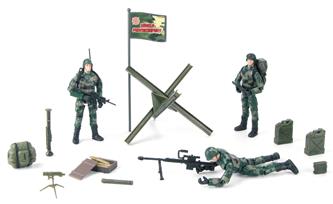 World Peacekeepers 1:18 Merijalkaväki sis. 3 hahmoa