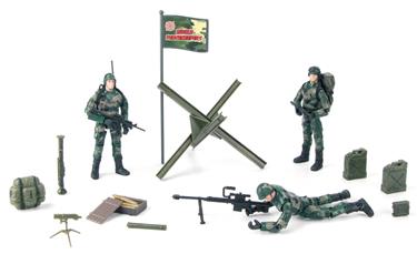 World Peacekeepers 1:18 Merijalkaväki sis. 3 hahmoa
