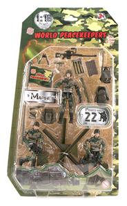 World Peacekeepers 1:18 Merijalkaväki sis. 3 hahmoa-2