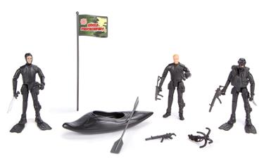 World Peacekeepers 1:18 Navy Seal -pakkaus sis. 3 hahmoa