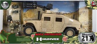 World Peacekeepers  1:18 Sotilasajoneuvo Hummer A-malli-2