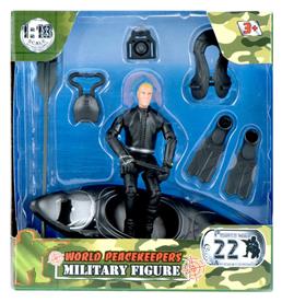 World Peacekeepers 1:18 Sotilashahmo + kajakki-2