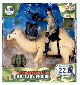 World Peacekeepers 1:18 Sotilashahmo + kameli-2