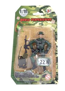 World Peacekeepers 1:18 Sotilashahmo Singepack 1D-2