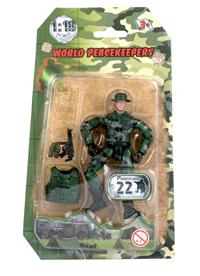 World Peacekeepers 1:18 Sotilashahmo Singepack 1E-2