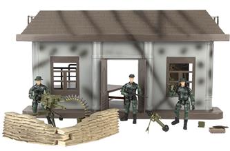 World Peacekeepers 1:18 Sotilaskomentopaikka sis. 3 hahmoa