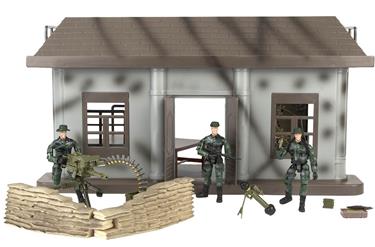 World Peacekeepers 1:18 Sotilaskomentopaikka sis. 3 hahmoa