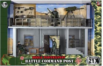 World Peacekeepers 1:18 Sotilaskomentopaikka sis. 3 hahmoa-2