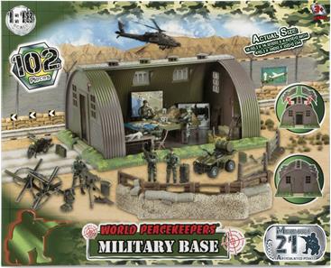 World Peacekeepers 1:18 Sotilastukikohta sis. 6 hahmoa-2