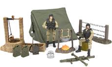 World Peacekeepers 1:18 Suuri sotilasleiri sis. 2 hahmoa