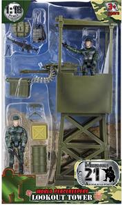 World Peacekeepers 1:18 Tarkkailutorni sis. 2 hahmoa-2