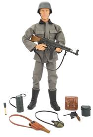 WW2 Axis Waffen-SS Toimintafiguuri 30,5cm tarvikkeineen