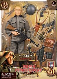 WW2 Axis Waffen-SS Toimintafiguuri 30,5cm tarvikkeineen-2