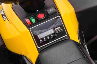 XC-Sport Sähkö-ATV lapsille 11.1V, keltainen-6