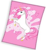 Yksisarvinen fleecehuopa 150 x 200 cm