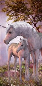 Yksisarvinen kylpypyyhe 70 x 140 cm