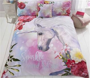 Yksisarvinen ''Sparkle & Shine'' vuodevaatteet