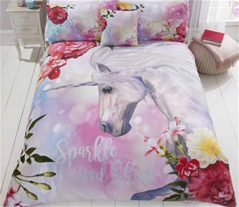 Yksisarvinen ''Sparkle & Shine'' vuodevaatteet