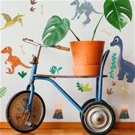 Ystävällinen dinosaurus seinätarrat