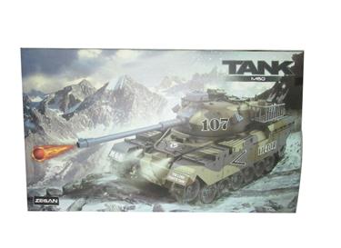ZEGAN U.S. M60 kauko-ohjattava Airsoft-tankki 1:18-5